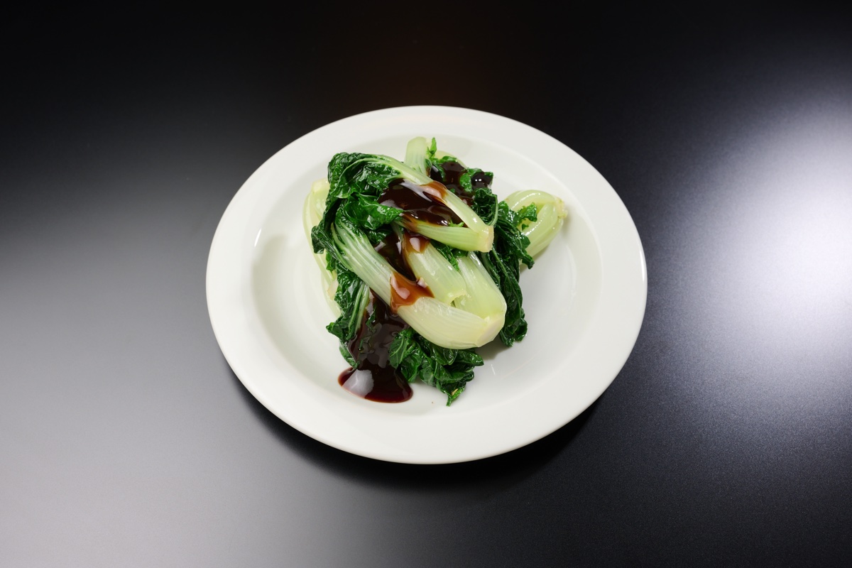 茹で青菜のオイスターソース
